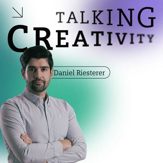 Talking Creativity #60 Daniel Riesterer - Von Pappmaché Katzen und wie man das Büro im Beutel mit nach Hause nimmt